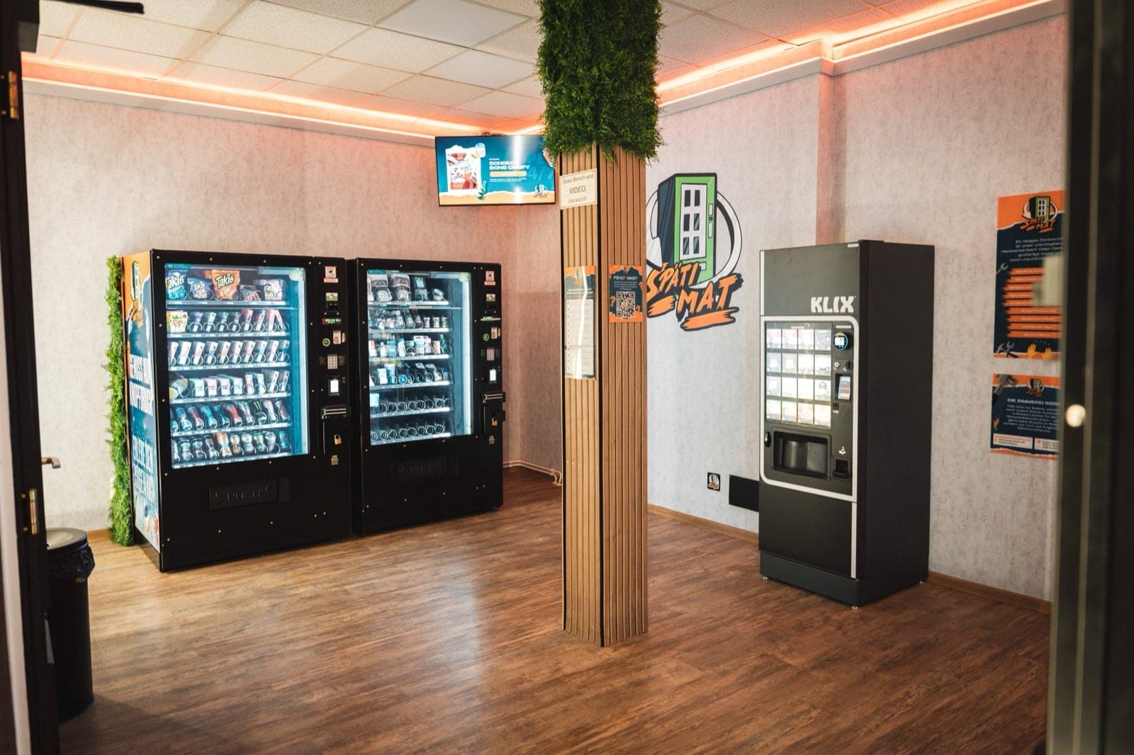 Klix-Kaffeeautomat im SpätiMat-Automatenshop Perleberg